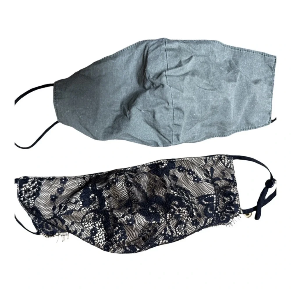 3 pack lace camo green adjustable masks cloth masks cold season fall winter